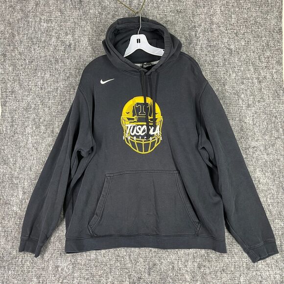 Nike Hoodie Mens XXL Black Sweatshirt Highschool Football‎ Team Tuscola NC - Picture 1 of 9